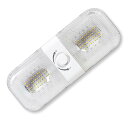 Lezalic ルームランプ 車用 12V/24V 対応 室内灯 LED キャンピング トレーラー トラック 用 ルームライト 120連 色/輝度調節可能 汎用...
