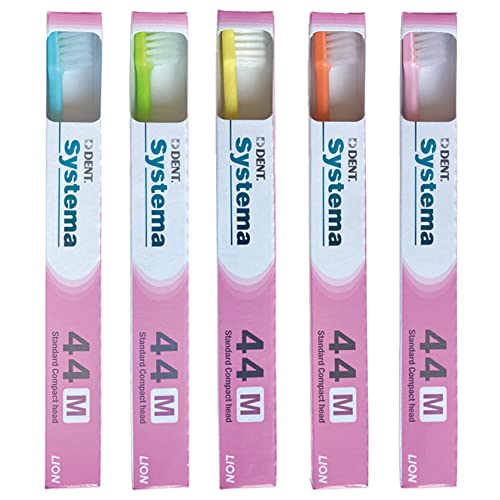 ライオン DENT.EX システマ歯ブラシ 44M(コンパクト ふつう) 20本入 2箱セット