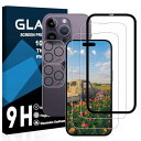 【2枚液晶フィルム+2枚レンズフィルム+ガイド枠付き】対応 iphone 14 pro max ガラスフィルム 国産旭硝子AGC素材 アイフォン14 pro m...