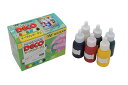 ニッカー絵具(Nicker colour) マーブリング・デコ 6色セット ベーシックカラー MD-6BN