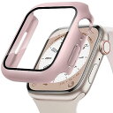 POLINK for Apple Watch用 ケース Series 10/9/8/7/6/5/4/SE2/SE 45mm PC素材 強化ガラス アップルウォッ...