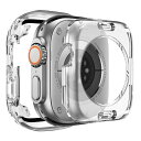TEMEDO 対応 Apple Watch ケース Ultra 2/1 アップルウォッチ カバー PC素材 防水 2 in 1 前後の保護 Apple Watc...