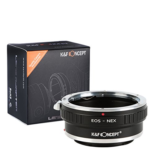 K&F Concept ޥȥץ EFޥ Eޥ Ѵ Canon EOS-NEX E б Ӻդ ̵...