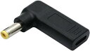 Chaojibao 1pcs タイプC USB-C 入力 DC 5.5×2.5mm (他サイズあり) 変換 acer 変換アダプター DC電源 トリガープラグ ノートパソコン 充電 PD 充電 TYPE-C 変換アダプター プラグ AC 充電 (5.5×2.5mm)