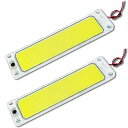 Thecom ルームランプ LED キャンパー室内灯 貨物灯 車内照明 汎用 小型車 トラック 12V 24V マーカーランプ キャンピングカー テントライト 作業車用 COB素子 PCカバー 電源スイッチ付き ネジ 両面