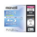maxell データ用 BD-R 25GB 6倍速対応 インクジェットプリンタ対応ホワイト(ワイド印刷) 5枚 5mmケース入 BR25PWPC.5S