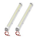 Aoling LEDルームランプ 12V 24V 車用 LED ルームランプ 増設 汎用 室内灯 led 車 車内灯 108LED 高輝度 ホワイト スイッチ付き 車内照明 バン カー キャンピングカー トラック トレーラー キャンパー
