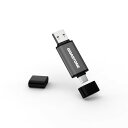 GIGASTONE 256GB デュアル Flash USB メモリ Z40 USB 3.2 Gen 1, 2-in-1 Type-A & Type-C, 10...