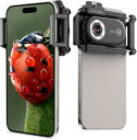APEXEL 顕微鏡 スマホ顕微鏡 200倍拡大可能 マルチ撮影補充照明LEDライト付き「ミクロ観察を日常に」持ち運び易いマイクロスコープ 99%のスマートフォン対応 生物観察 ミクロ撮影 プレゼント