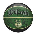 Wilson(ウイルソン) バスケットボール NBA TEAM TIEDYE BSKT MILWAUKEE BUCKS (7号球 NBA チーム タイダイ ミルウォーキー バックス) メンズ WTB1500XBMIL 7号/ 直径約24.5cm DARK GREEN