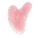 AOVIOANDY Gua Sha マッサージツール ローズクォーツ 翡翠 GuaSha フェイシャルツール Gua-Sha ストーン 首 ボディ スパ 指圧 こすり マッサージ トリガーポイント トリートメント