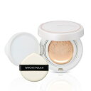 美容液 BB クッション ファンデーション 毛穴 を隠す日焼け止めWitch's Pouch Serum BB Cushion Foundation SPF38 PA++ (23ナチュラルベージュ)