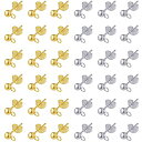 サージカル ステンレス カン付き ピアス パーツ 3mm ピアス 手芸 パーツ 丸玉 キャッチ付き ゴールド シルバー 40個 セット金具 素材