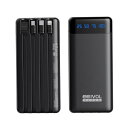 エイヴォル モバイルバッテリー 20000mAh 4本ケーブル内蔵 5台同時充電 電気残量表示 LEDライト 懐中電灯 軽量 小型 大容量 携帯バッテリー スマ...