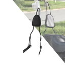 HDBUBALUS バイク バックレスト シーシーバー パッド付き 振れ止め リア 乗客 背もたれ 取り外し可能 パッセンジャーシシーバー ハーレー ダイナ 2006-2017 FXD FXDB FXDC FXDL FXDWG 用 ブラック
