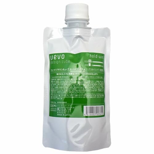 ウェーボ デザインキューブ ホールドワックス 200 詰替え用 クリア 200グラム (x 1)
