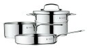 WMF (ヴェーエムエフ) フライパン18cm ハイキャセロール14cm ソースパン14cm IH ガス火対応 シンプルなデザイン 「ミニ クックウェア 3Pセ...