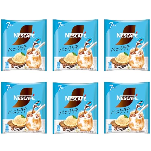 ネスカフェ ポーション バニララテ 7P×6袋,アイス,濃縮,希釈
