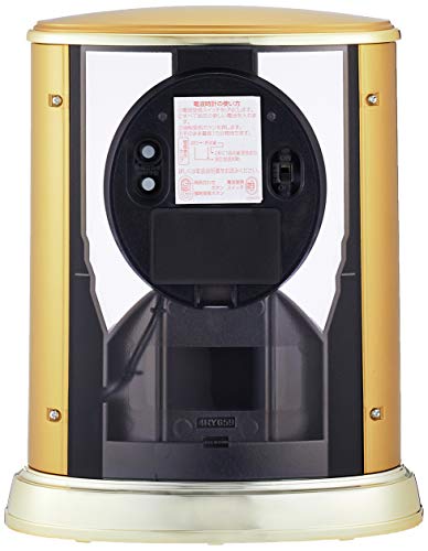 リズム(RHYTHM) シチズン 置き時計 電波時計 アナログ パルドリーム R659 金色 CITIZEN 4RY659-018