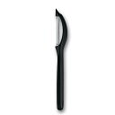 VICTORINOX(ビクトリノックス) ピーラー 食洗機対応 切れ味のよい縦型皮むき器 波刃 ブラック ダブル波刃で柔らかい皮も固い皮もスムーズにむける ユニ...
