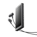 ソニー ウォークマン Aシリーズ 16GB NW-A35HN : Bluetooth/microSD/ハイレゾ対応 ノイズキャンセリング機能搭載 ハイレゾ対応イヤホン付属 チャコールブラック NW-A35HN B