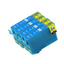エプソン RDH-C シアン 4本セット ICチップ残量表示検知機能付き互換インクカートリッジ