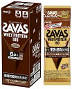 ザバス(SAVAS) ホエイプロテイン100 リッチショコラ味 トライアルタイプ 10.5g×6袋