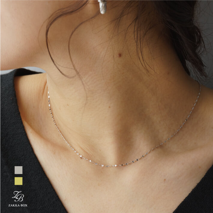 【silver925】チョーカーネックレス(チェーン) レディース ネックレス シンプルネックレス シルバー925 ピンクゴールド ゴールド シルバー フォーマ...