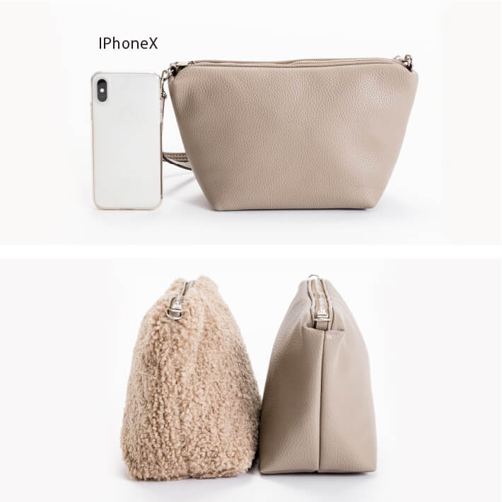 ＼1,000円ぽっきり／【ZAKKA-BOXオリジナル】ミディポシェット【レディース バッグ ショルダーバッグ ミニバッグ 合皮 合成皮革 フェイクファー プードルファー ファーバッグ ファートートバッグ ファーショルダー 】