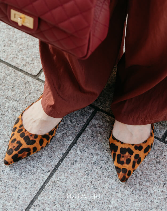 【30%OFFクーポン使える★11/27迄】スウェードフラットパンプス レディース シューズ 靴 レオパード レオパ柄 カーキ ブラック スウェードパンプス サイドオープンパンプス 足元コーデ オシャレ 通勤 通学 フォーマル ママコーデ 母 七五三 入学式 卒業式