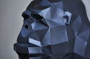 オブジェクツペーパークラフト GORILLA ゴリラ MASK-02 パズル・ルービックキューブ ペーパークラフト