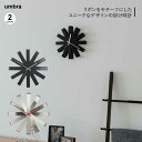 アンブラ リボン ウォールクロック ニッケル 2118070590 ブラック 2118070040