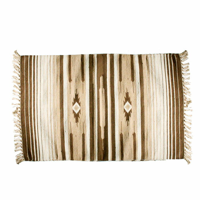 コットンラグ キリムラグ マット 60×90cm [Iタイプ] (31150)ラグ マット キリム インド綿 オルテガ エスニック ネイティブ 民族 カーペット ラグマット 玄関マット かーぺっと らぐ おしゃれ コットン 綿 インテリア 男前 西海岸