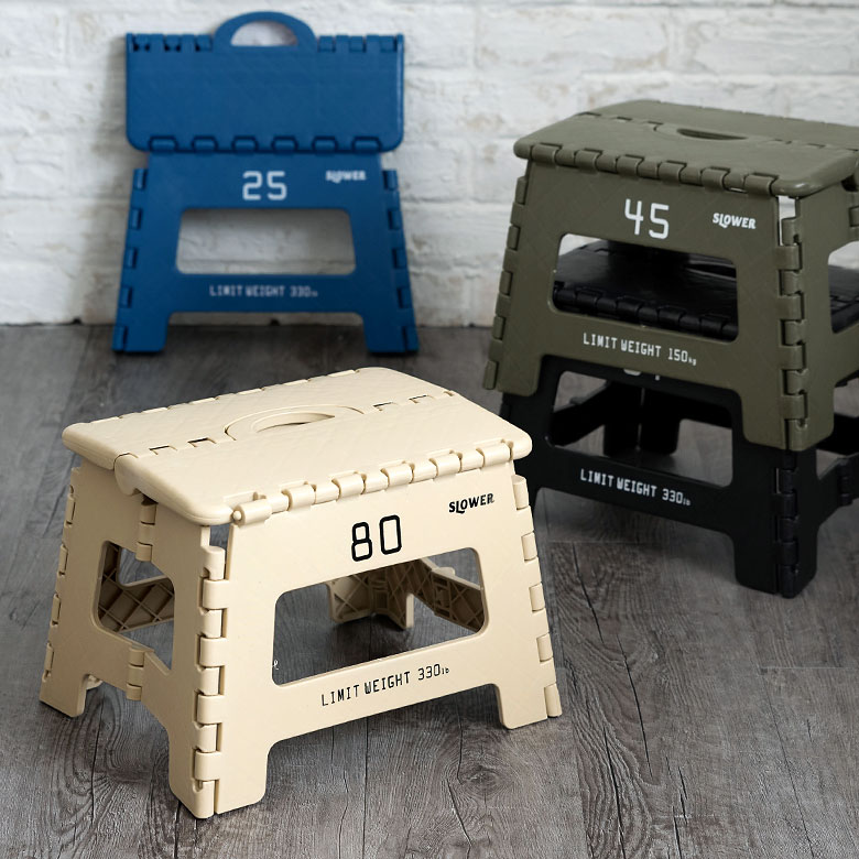 【最大2000円クーポン】 フォールディング スツール 折りたたみ 高さ22cm チェア 取っ手付き フォールディング 軽量 スリム 折り畳み 子供イス キッズ...