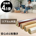 特殊エンボス加工 PJ-40シリーズ 団地間 4.5畳用 フローリングカーペット 約243×245cm DIY カーペット フローリング リフォーム ウッドカーペット 木製 ウッドフローリングマット 4.5帖 4畳半 和室 おしゃれ PJ-40-D45