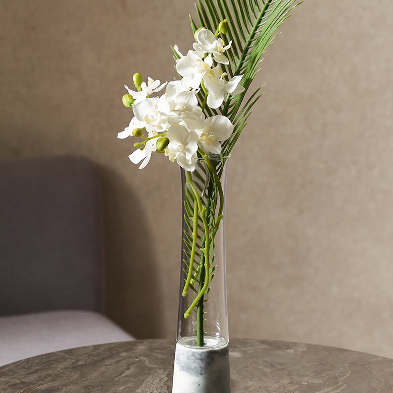 胡蝶蘭 造花 フェイクフラワー アーティフィシャルフラワー 枝付き アートフラワー ファレノプシス 観葉植物 30cm 人工 観葉 植物 フェイク おしゃれ 人工観葉植物 フラワーアレンジメント 北欧 インテリア 西海岸インテリア サーフスタイル カリフォルニアスタイル [94848]