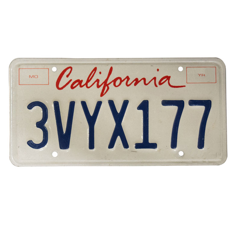 【最大2000円クーポン】 ナンバープレート アメリカ直輸入中古品 カリフォルニア 幅30.5cm 奥行15.5cm 高さ1cm 看板 サインプレート ブルー スチール ウォールデコレーション ヴィンテージ アンティーク レトロ おしゃれ かわいい アメリカ雑貨 アメリカン雑貨 西海岸 男前