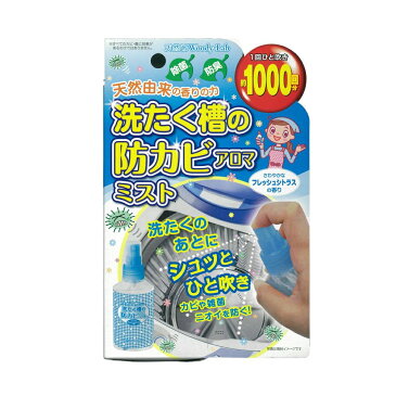 Woody-Lab(ウッディラボ)　洗たく槽の防カビ　アロマミスト　フレッシュシトラスの香り　100ml×3本セット　代引き不可