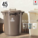 【値下げ】ラウンドペール 45L 幅42.5 奥行42.5 高さ52cm ペール ダストボックス ごみ箱 ゴミ箱 おしゃれ インテリア