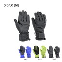 【楽天スーパーSALE10%OFF】【値下げ】防風・撥水ストレッチグローブ メンズ M 耐水圧10000mm 透湿5000g/2m²・24h