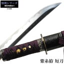 【値下げ】日本刀 懐剣シリーズ 紫糸拵短刀 模造刀 日本製 刀 侍 サムライ 剣 武器 レプリカ 幕末時代 おもちゃ お土産 おみやげ プレゼント 外国人 喜ぶ 新選組 新撰組 時代劇 稽古 芝居 お芝居 小道具 玩具 仮装 変装 コスプレ ハロウィン