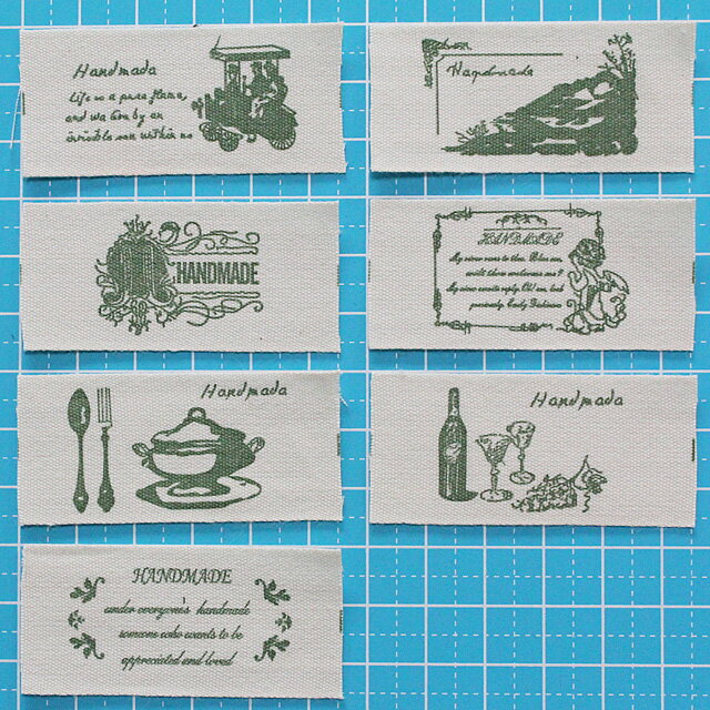 コットン タグ テープ [2.5cm幅][約2ヤード（約182cm）（タグ34個）] sgy-273-h-2y【メール便配送】(手..