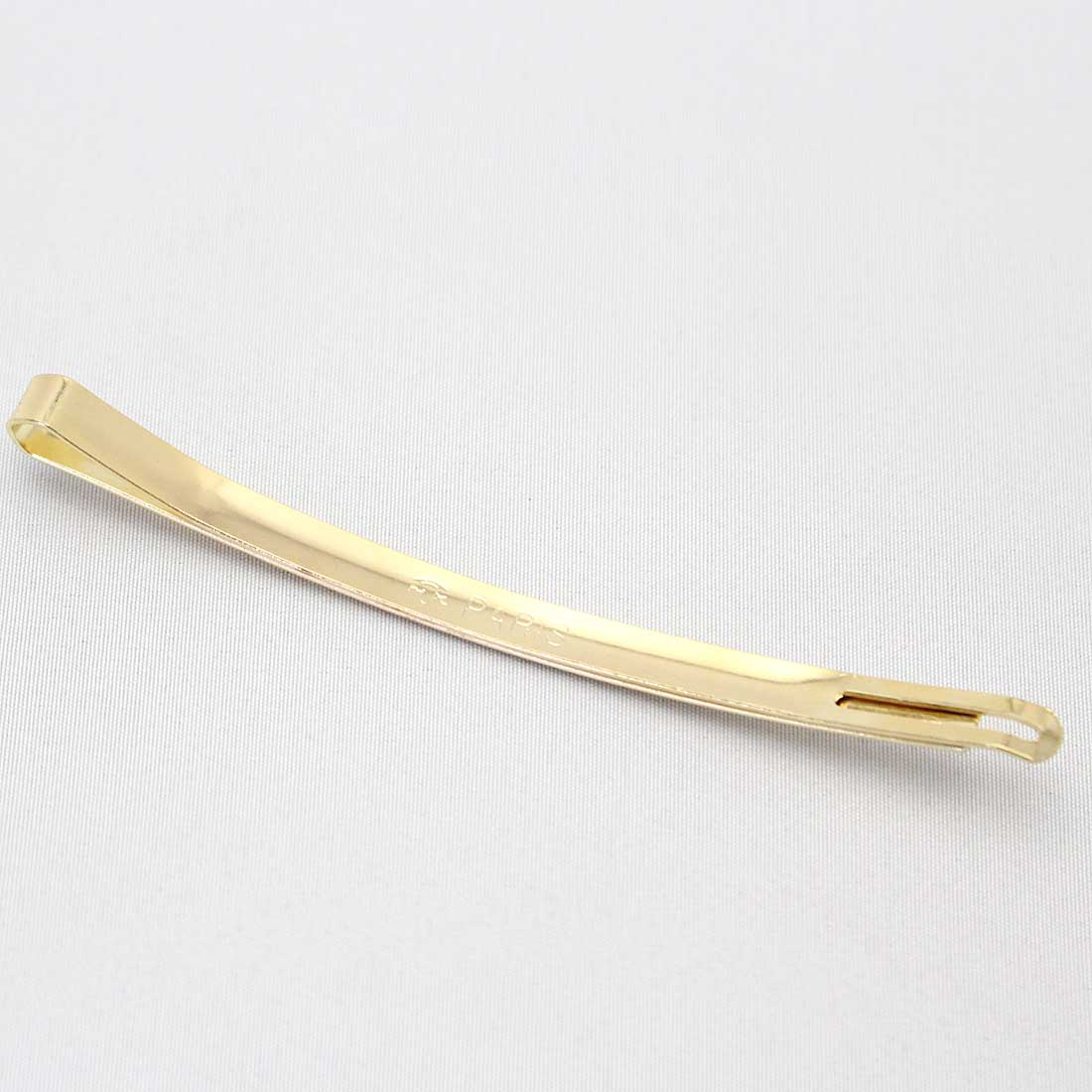 【業務用 20個セット 1個あたり100円（税別）】韓国製 ヘアピン ロングサイズ [金色] [長さ88mm, 幅5.3mm] sgy-740_20p(ヘアピン 手芸 アクセサリー パーツ つまみ細工 ハンドメイド 材料 素材 資材 副資材 金 ゴールド ロング 長い PARIS）