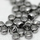 【メール便送料無料】つぶし玉 300個パック【外径2.5mm、 内径1.5mm】sgy-1229-300p (パーツ 手芸 手芸用品 材料 ハンドメイド ビーズ...