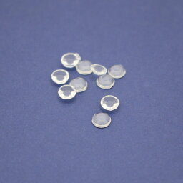 【100個パック】小さい アクリルビーズ【クリア色, 直径4mm, 厚み1.5mm】sgy-869-100p (多面 円盤 皿 mini ミニ 小サイズ アクリル ビーズ クリア 透明 樹脂 手芸 材料 パーツ ハンドメイド プラスチック）