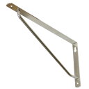 ケイジーワイ工業 ステンレス アーム棚受 300×150mm ねじ付き 棚受け おしゃれ 金具 ブラケット シルバー KGY