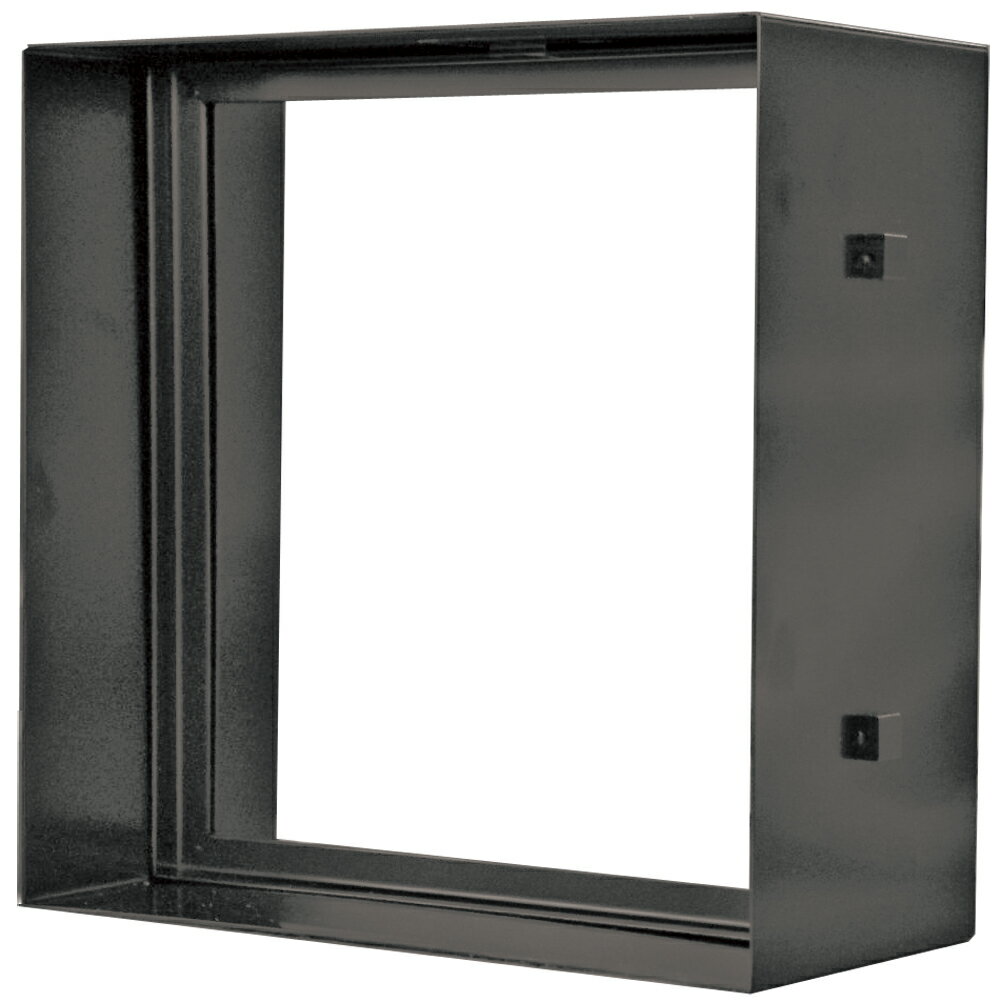 ステンドグラス ピュアグラス Dサイズ専用ステンレス枠 黒 パネル 窓枠 おしゃれ アンティーク ガラス ランプ シート…