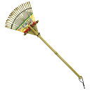 千吉 ミニ熊手 中 520mm 藤原産業 園芸用品 ツール クマデ くまで 竹 落ち葉 雑草 枯れ葉 枯れ草 掃除 清掃 金属 ガーデニング 庭 造園 庭園 家...