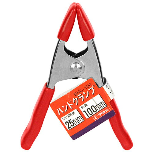 E-Value ハンドクランプ(金属製) BHC-100 藤原産業 木工 工具 板 棒 固定 家庭用 ...