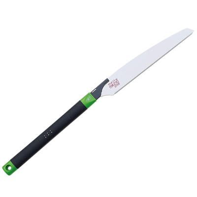商品情報 サイズ 幅47×高さ610×奥行き20mm重量233g 用途 竹ひき用ノコギリ。 機能・特徴 ゼットソー・パイプソーシリーズの替刃が使用できます。刃先に衝撃焼入れを施しており、靭性・耐久性に優れています。替刃の着脱はフック式のため、簡単に速く行えます。竹の伐採から加工まで幅広い切断に対応します。刃渡りが長いので、伐採作業時に特に力を発揮します。 仕様 刃長：270mm。ピッチ：1.75。板厚：0.66mm。切幅：0.96mm。